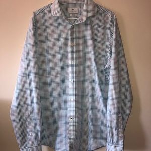 Mens Ryan Secrest Distinction Slim Fit Dress Shirt